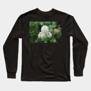 White Clover Photographic Image Long Sleeve T-Shirt